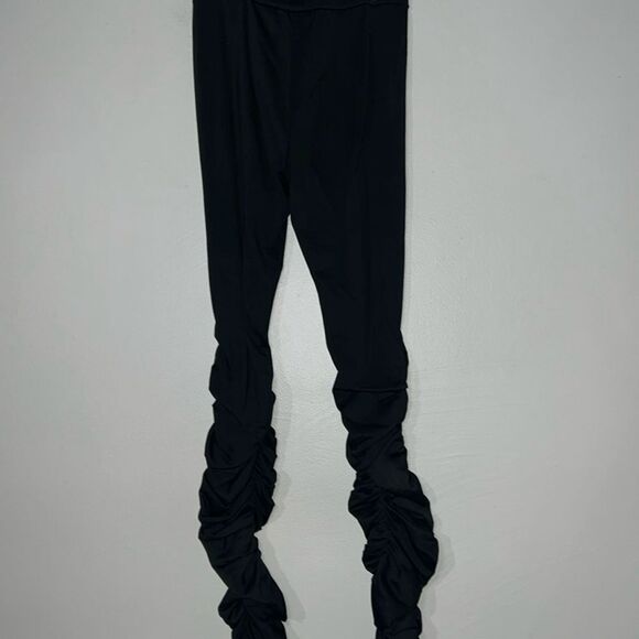 SXY Women's S Small Split Hem Ruched Leggings Small - Picture 6 of 7